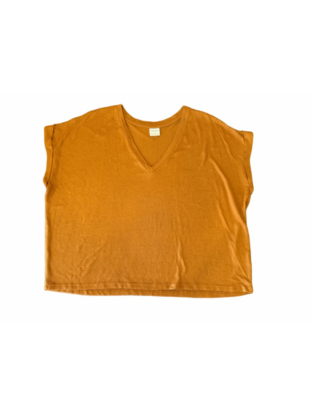 Mod Ref V-Neck Short Sleeve Tee, Orange, Size XXL